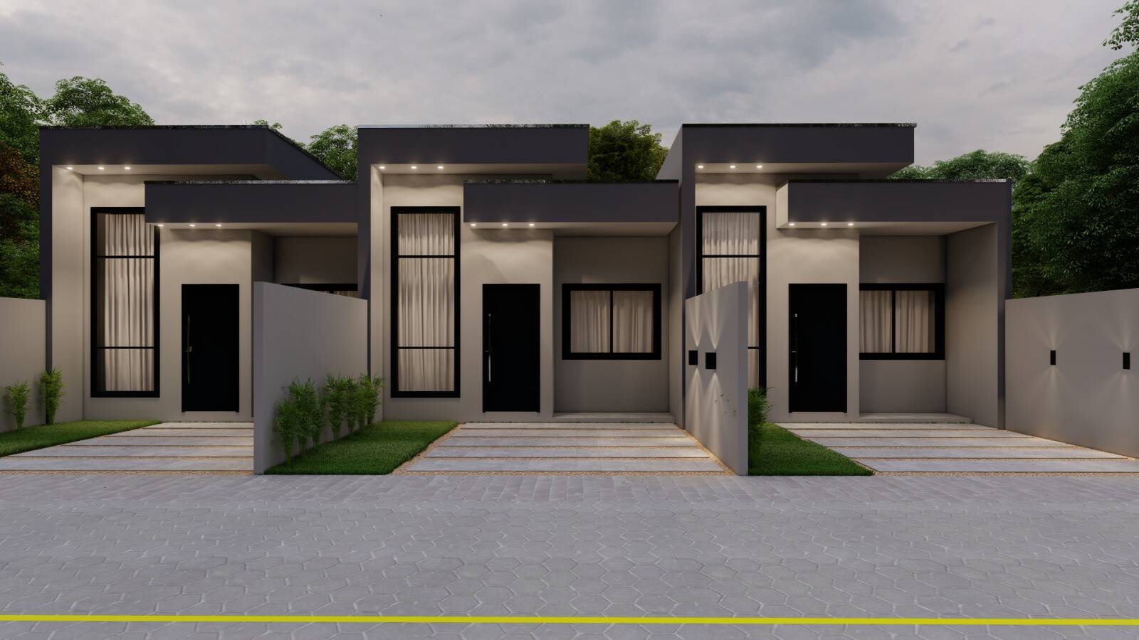 Casa à venda com 3 quartos, 75m² - Foto 1